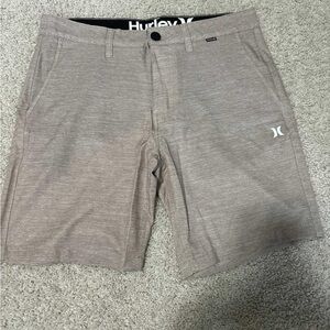 Hurley Men's Light Brown Athletic Shorts